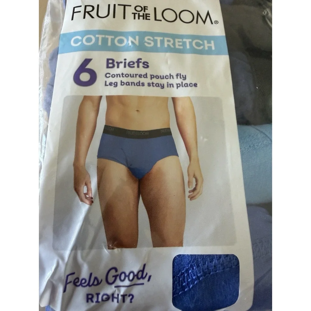 5 Medium (M) 32-34 Inch Briefs Mid Rise Fruit of the Loom Assorted Colors Read
